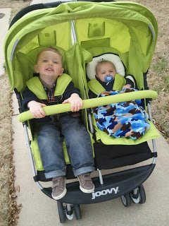 joovy double stroller side by side
