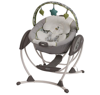 glider swing for babies by Graco