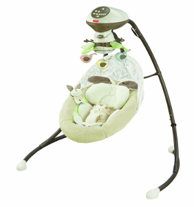 My Little Snugabug baby swing by Fisher-Price