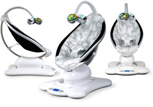 Mamaroo swing with overhead mobile